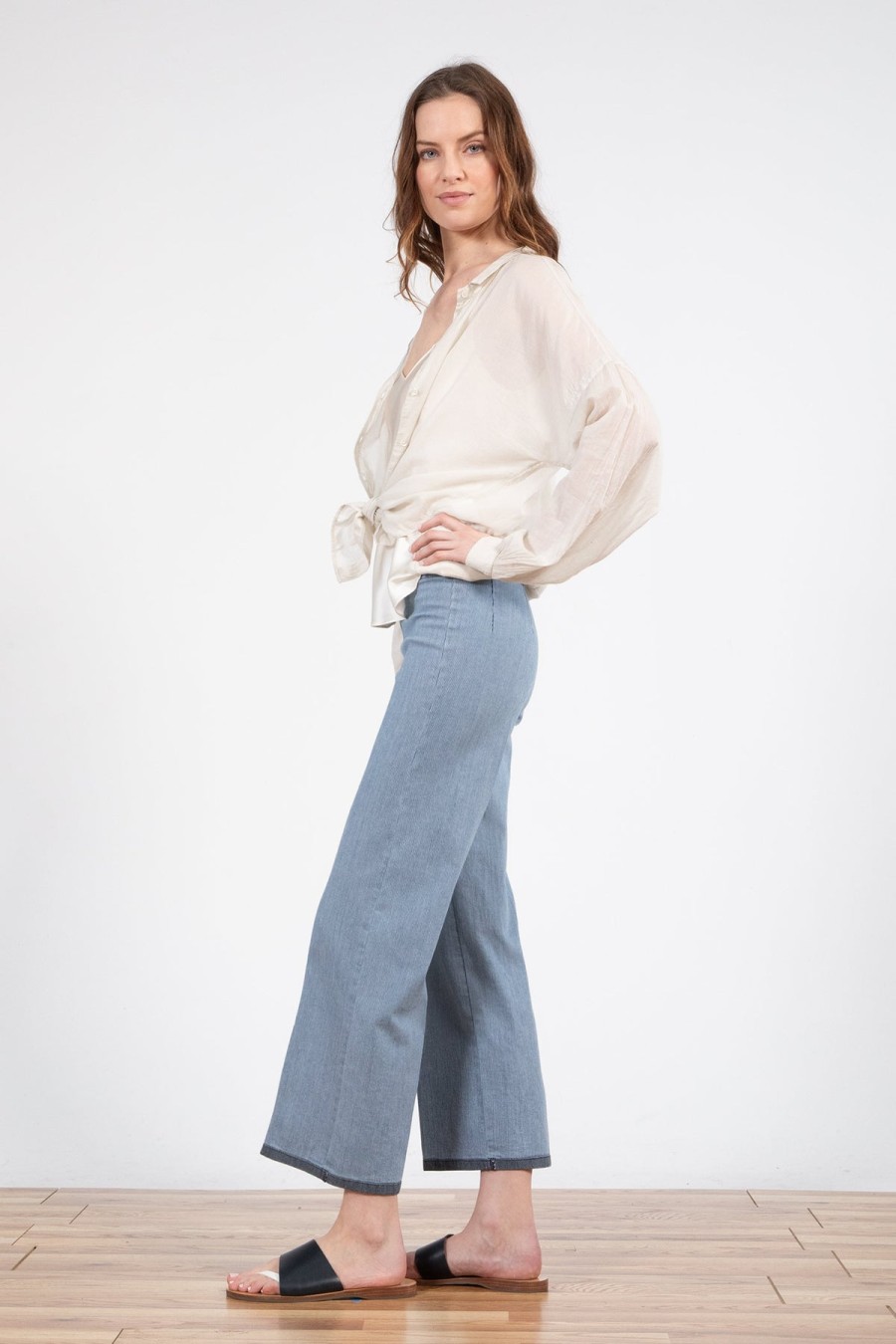 Pants | AVENUE MONTAIGNE Alex Striped Denim